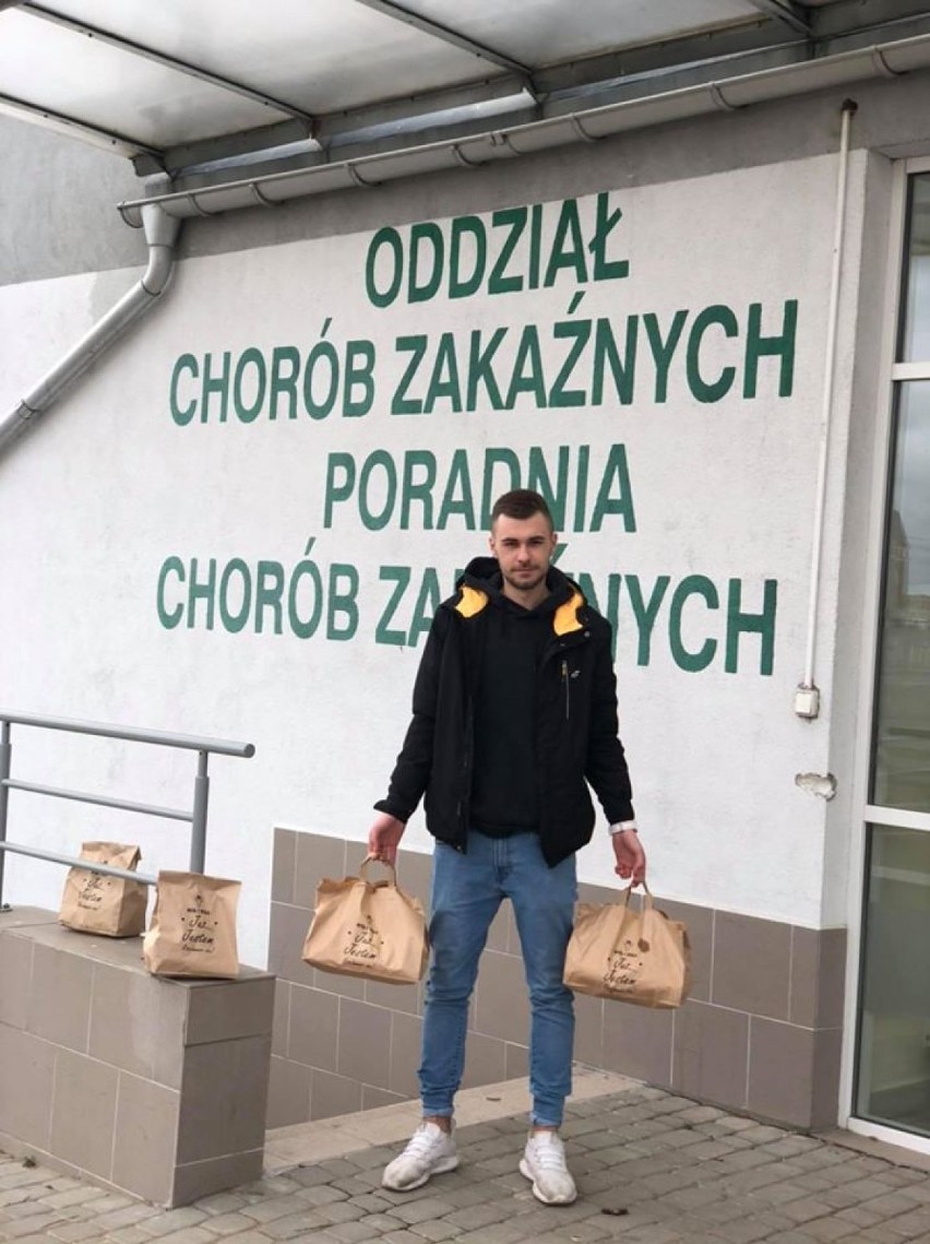 Koronawirus Suwałki. Bary i sklepy wspierają pracowników oddziału zakaźnego Szpitala Wojewódzkiego w Suwałkach. Zobaczcie, jakie
