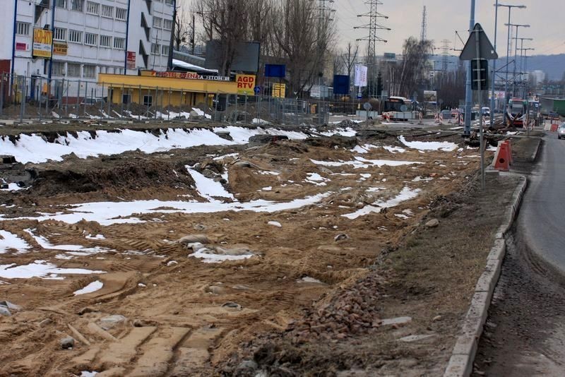 Trwa budowa ronda przy PGE Arenie. Będzie to jedno z największych skrzyżowań w Polsce! [ZDJĘCIA]