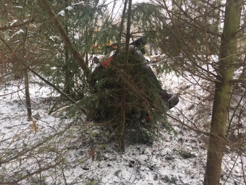 Do zdarzenia doszło na trasie Buchałów-Słone koło Zielonej...