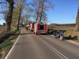 12-letni rowerzysta potrącony przez samochód na drodze wojewódzkiej za Mściszewicami ZDJĘCIA