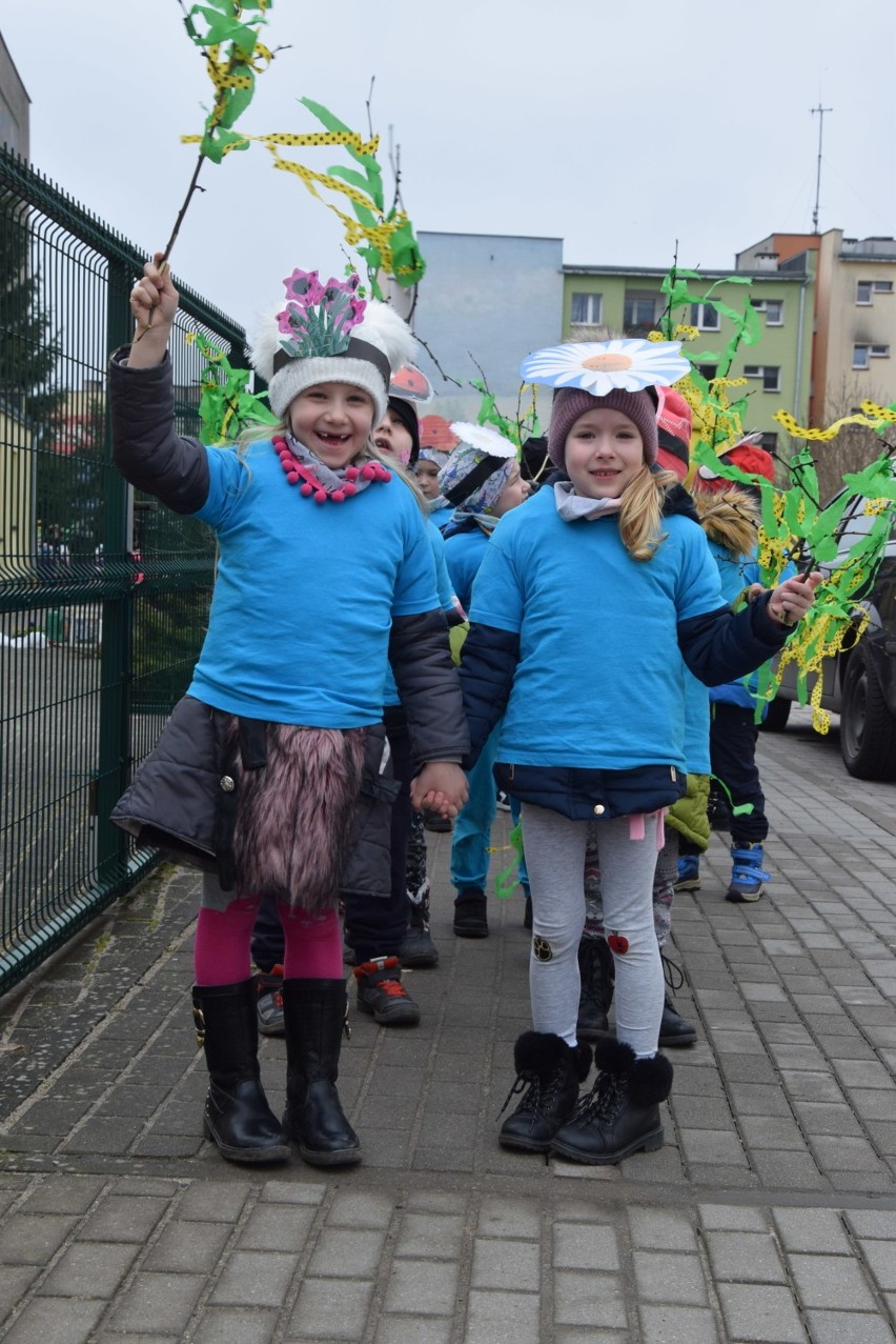 Dzieci z Przedszkola Miejskiego nr 3 w Miastku powitały wiosnę (WIDEO, FOTO)