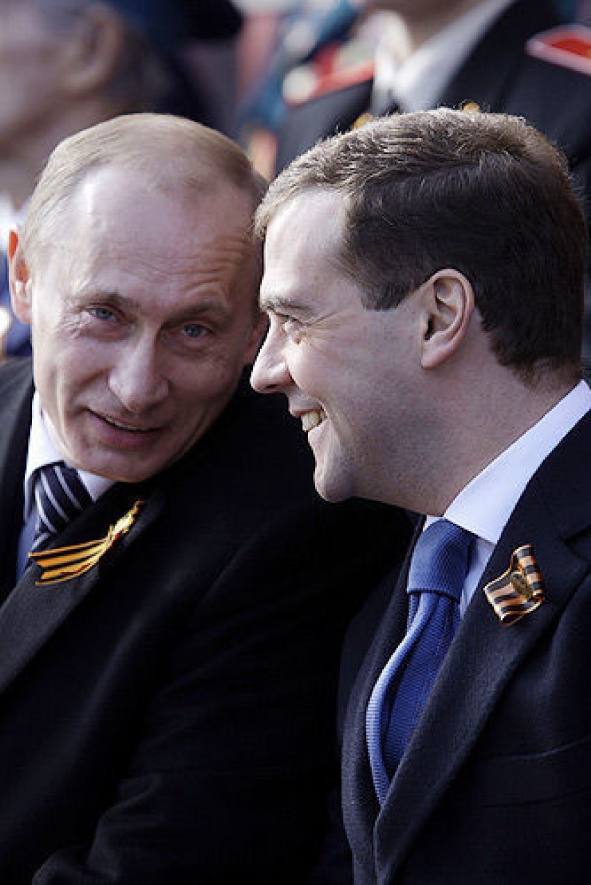 Władimir Putin i Dmitrij Miedwiediew.