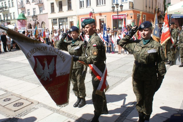 Narodowy Dzień Zwycięstwa w Kaliszu. Uroczystości na Głównym Rynku w Kaliszu