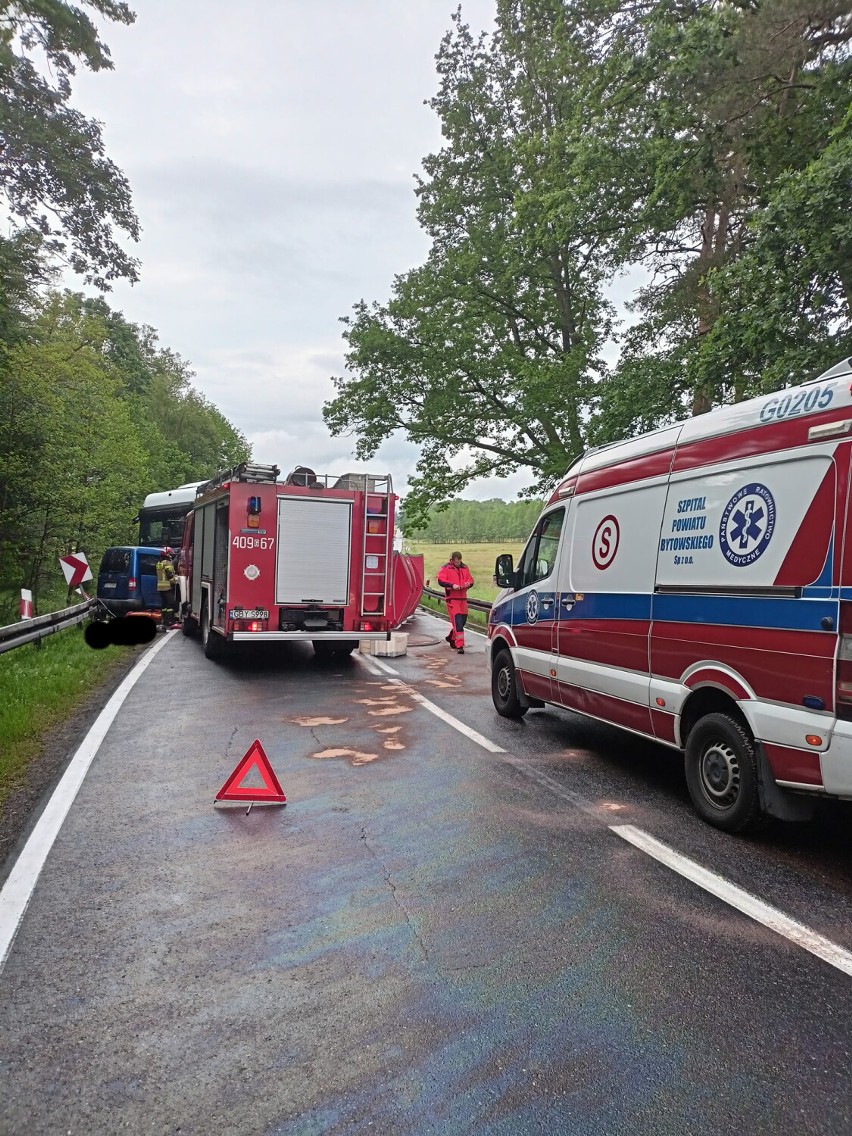 Poniedziałek (20 czerwca 2022 r.) śmiertelny wypadek na drodze krajowej nr 21 w gminie Trzebielino