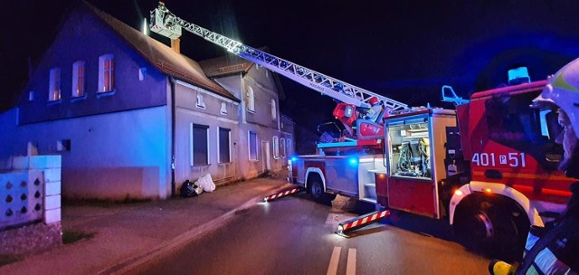 Pożar sadzy na ulicy Chodzieskiej w Budzyniu