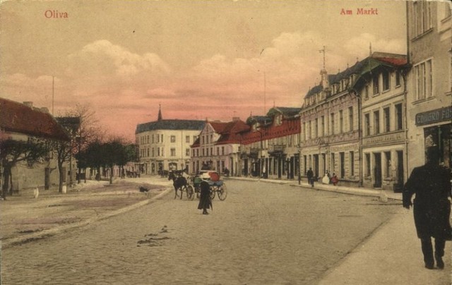 Stary Rynek Oliwski, ok. 1900