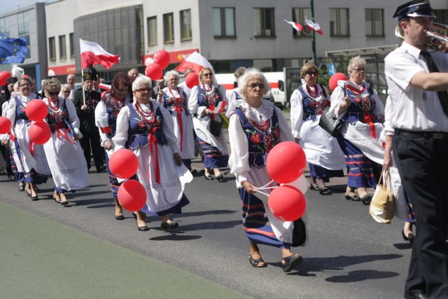 Pochód 1 Majowy w Sosnowcu