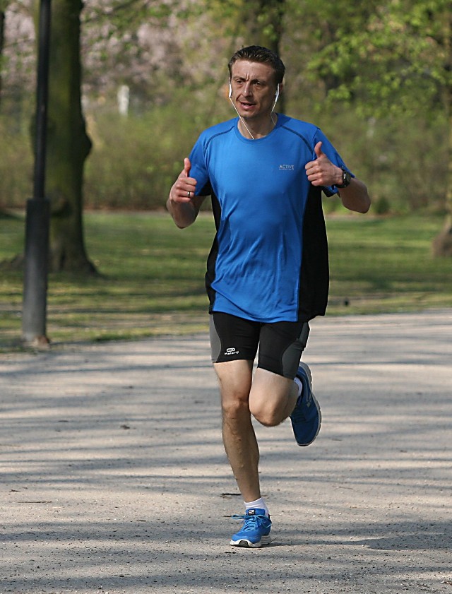 Parkrun Łódź w parku Poniatowskiego - 25 kwietnia 2015