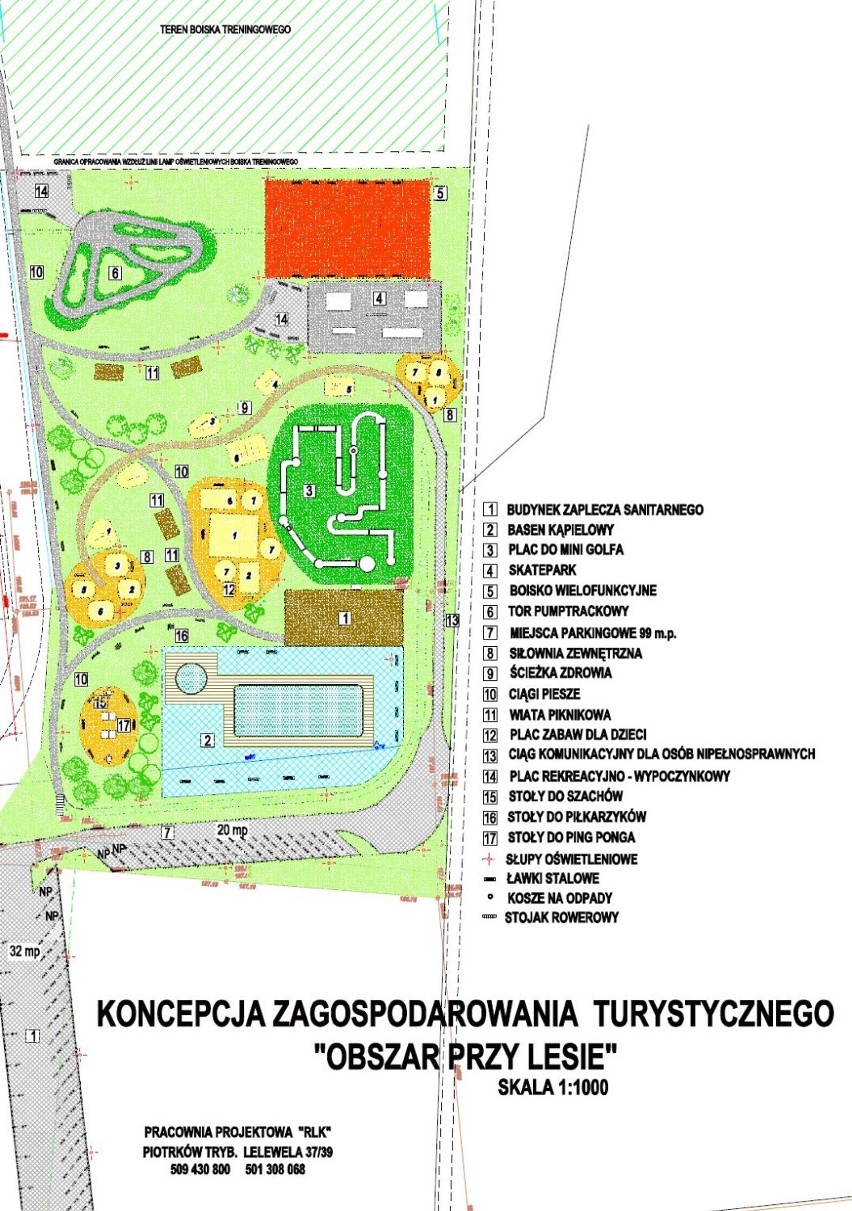 Koncepcja zagospodarowania terenów przy stadionie