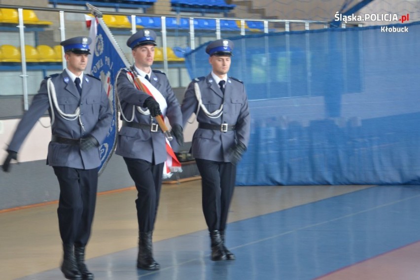 Święto Policji w Kłobucku z awansami i honorami [ZDJĘCIA]