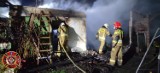 Pożar na ogródkach działkowych w Zabrzu. Ogień na ROD "Zacisze" gasiło 8 zastępów straży pożarnej