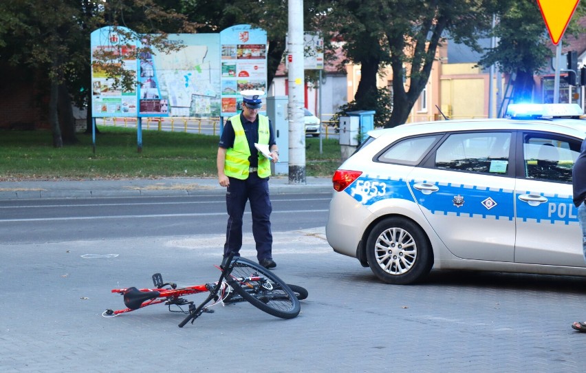Wypadek przy dworcu PKS w Łęczycy. 10-letni rowerzysta...