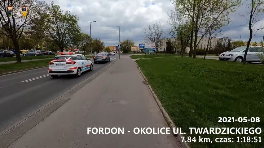 Fordon - okolice Twardzickiego, dystans 7,84 km