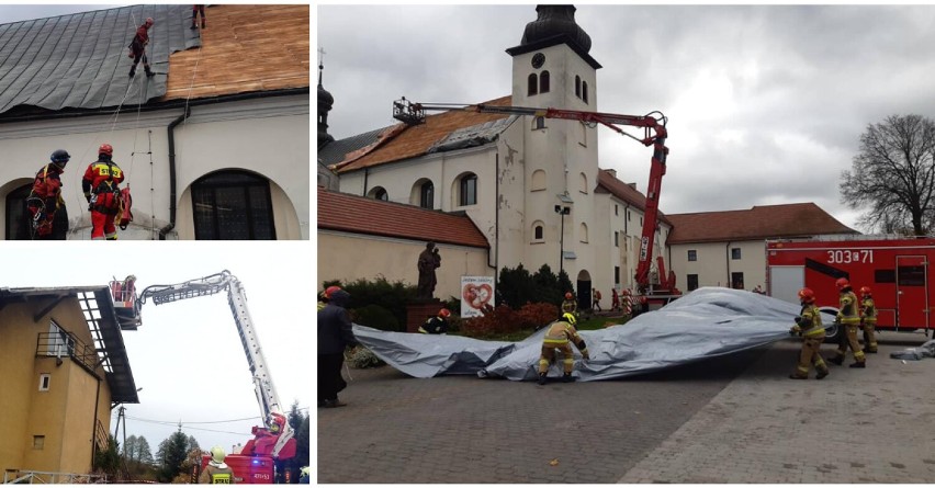 Wichura, która przeszła przez region 21 i 22 października...