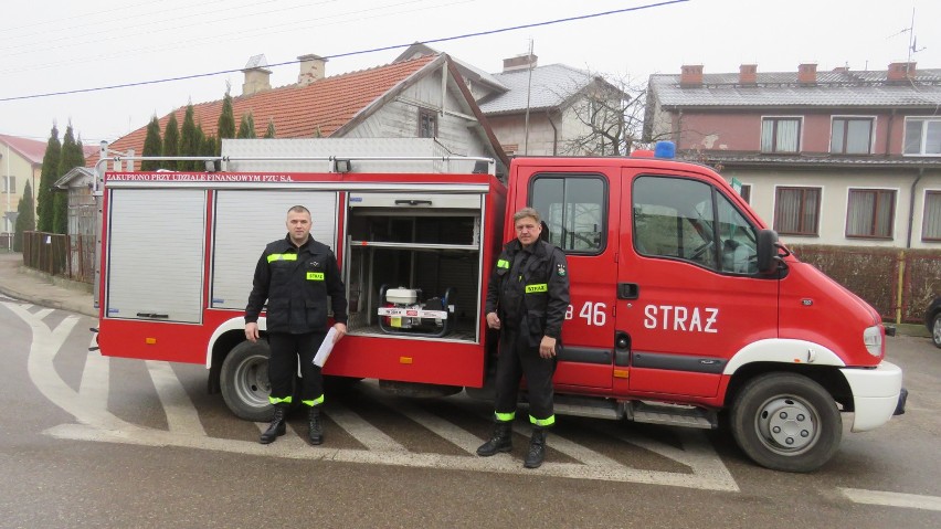 Strażacy otrzymali wsparcie finansowe na sprzęt ratowniczy