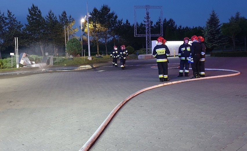 Wyciek gazu na stacji Orlen w Gajkowie pod Wrocławiem