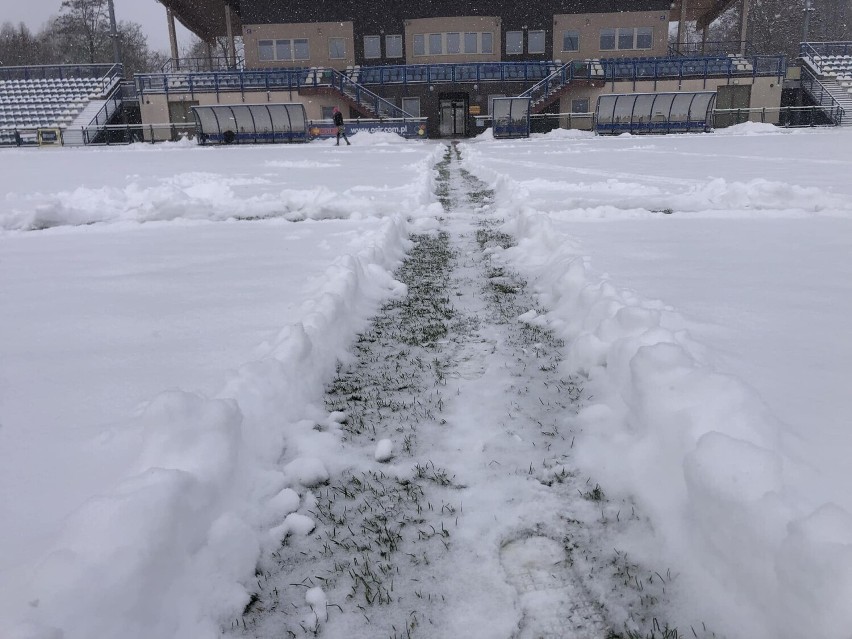 Stan boiska na stadionie miejskim w Starogardzie Gdańskim w...