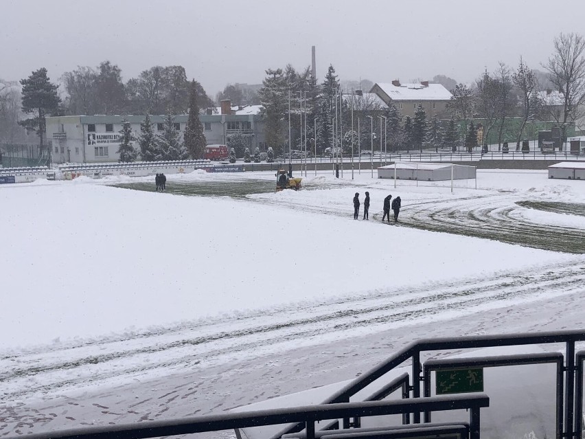 Stan boiska na stadionie miejskim w Starogardzie Gdańskim w...