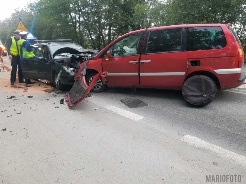 Wypadek na ul. Luboszyckiej w Opolu.