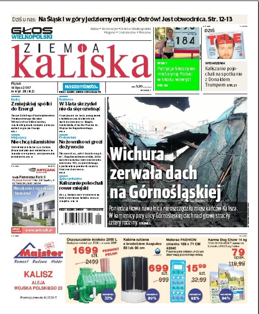 "Ziemia Kaliska" z 14 lipca