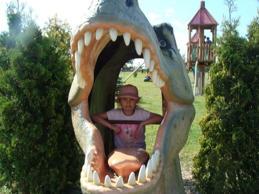 Stargardzkie dzieciaki w Bałtyckim Parku Dinozaurów