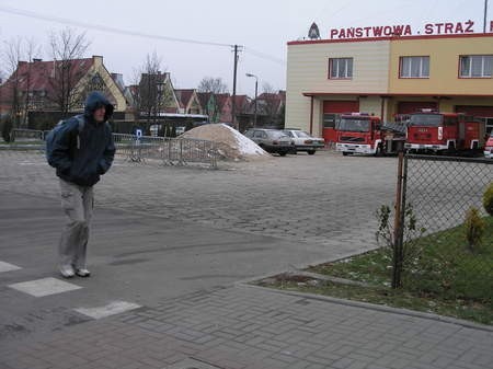 Nowa siedziba Komendy Powiatowej Policji w Chojnicach miałaby stanąć przy budynku straży pożarnej.