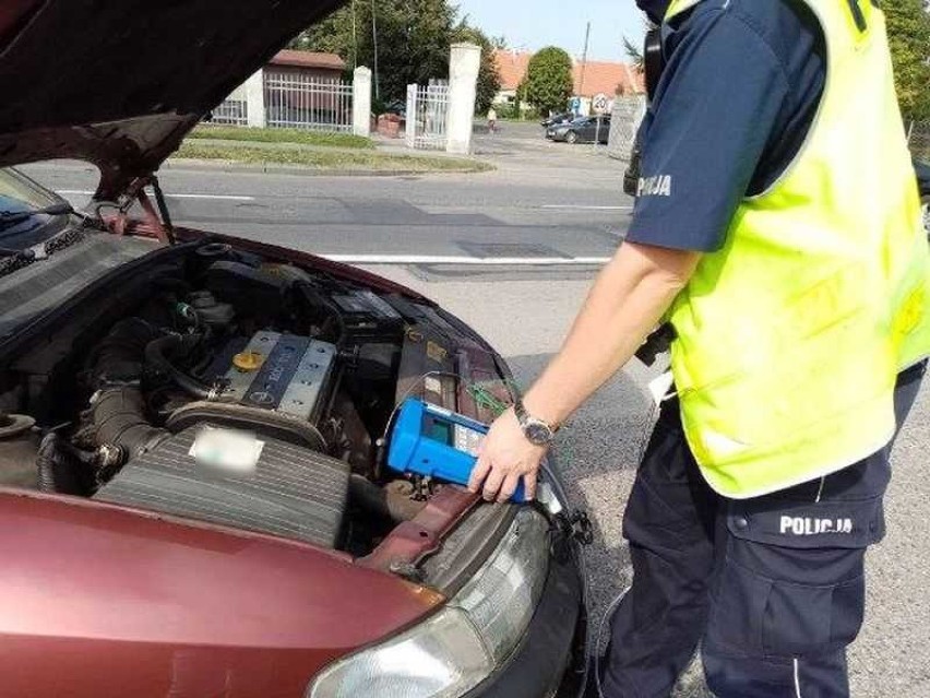 Akcja "Smog" w powiecie malborskim. Policjanci sprawdzili, czy samochody nie trują środowiska