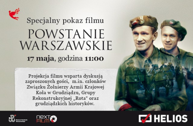 Specjalny pokaz filmu "Powstanie Warszawskie" w Heliosie!