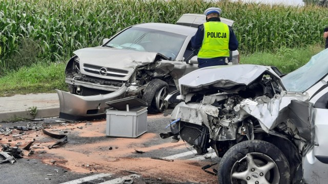 Wypadek w Jastrzębnikach pod Kaliszem