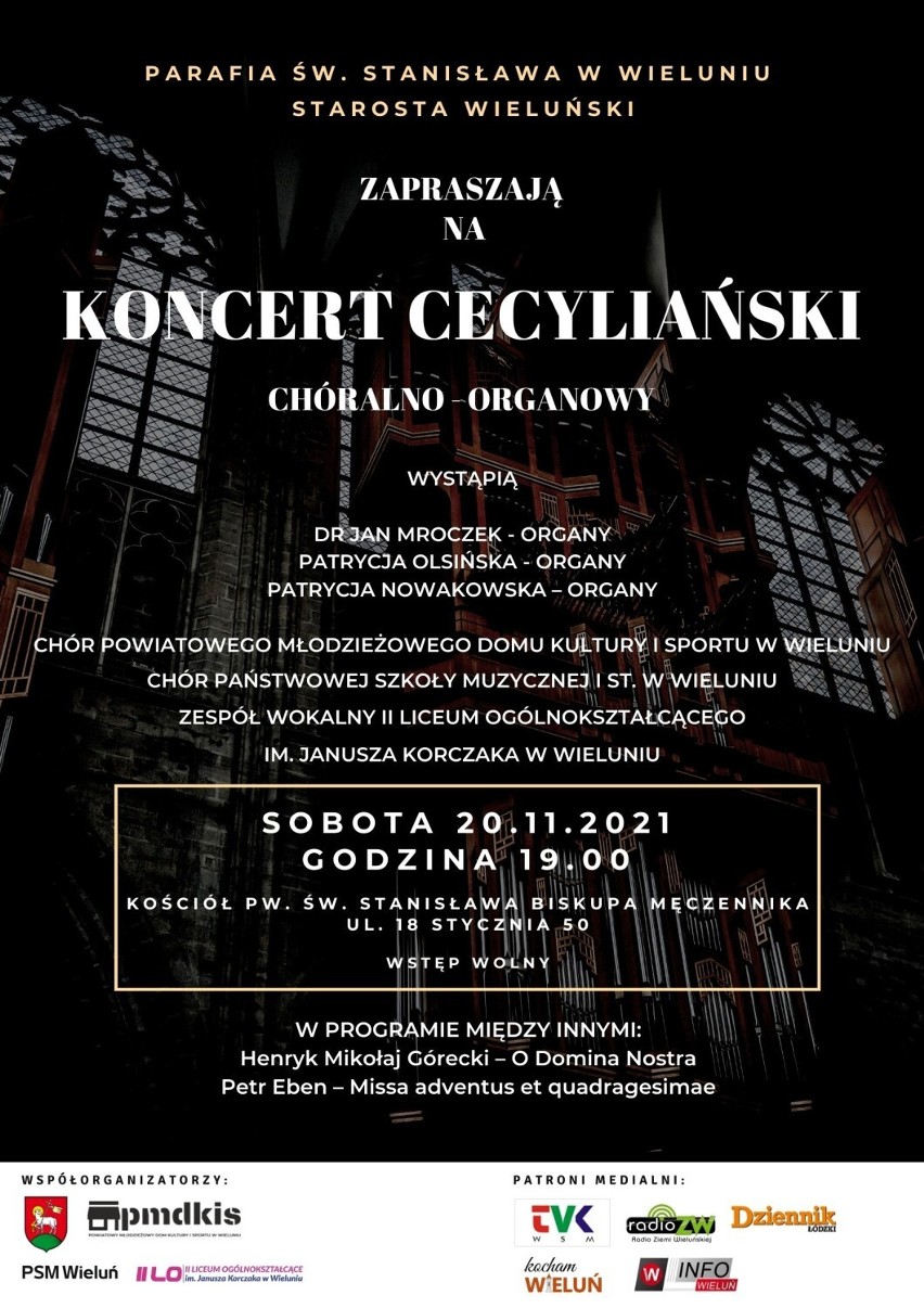 W sobotę koncert chóralno-organowy w kościele św. Stanisława w Wieluniu