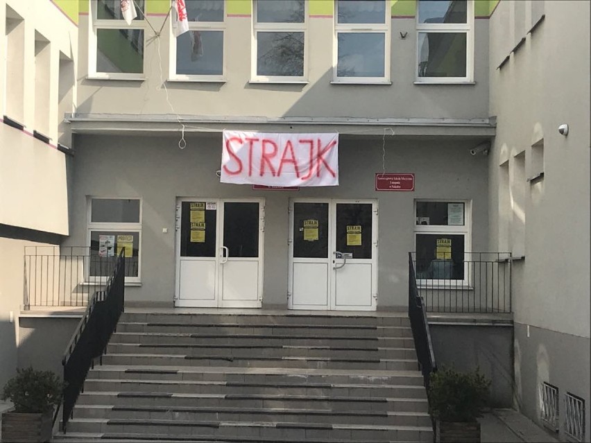 Strajk nauczycieli objął szkoły w Sokółce