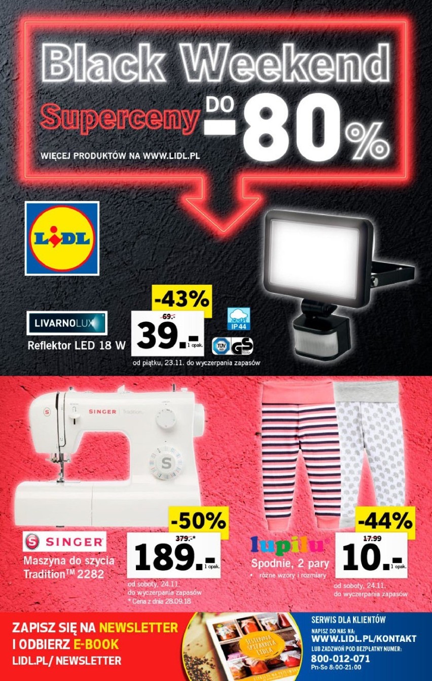 Black Friday 2018 Lidl GAZETKA