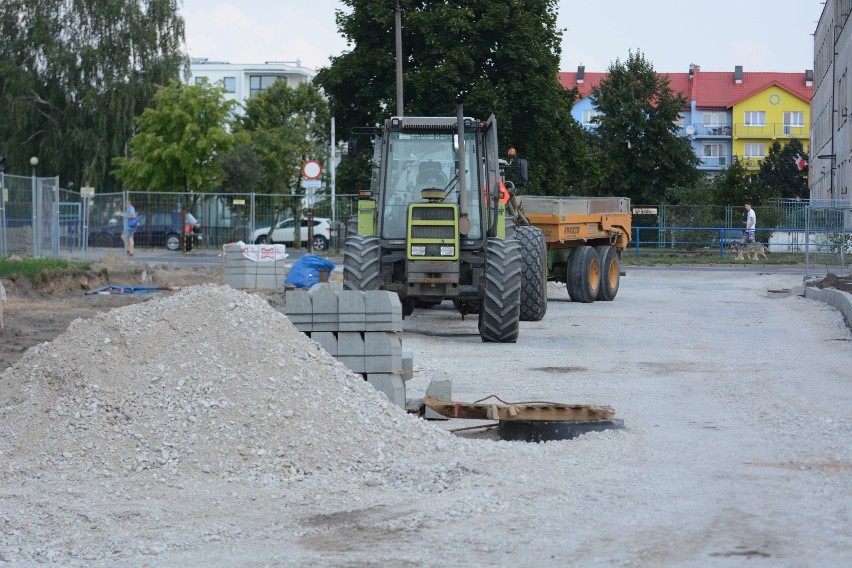 Trwa remont ulicy Ikara w Grudziądzu [zdjęcia]