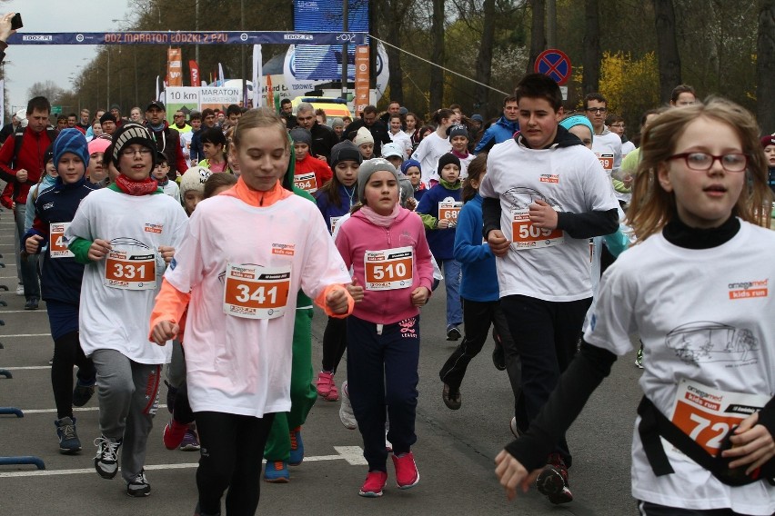 Omegamed Kids Run - bieg dla dzieci w wieku 3-16 lat. Maraton DOZ w Łodzi [ZDJĘCIA,FILM]