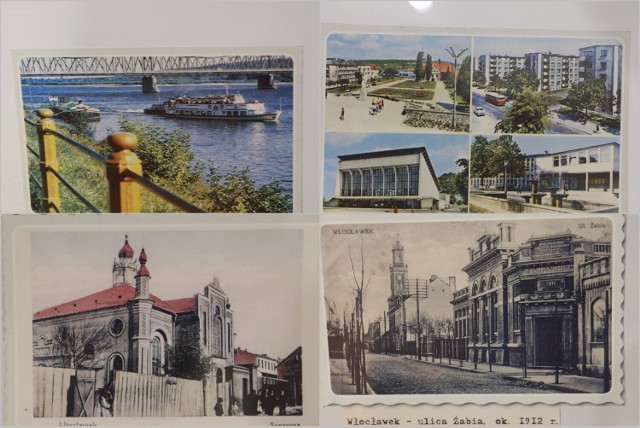 Te oraz inne pocztówki sprzed lat obejrzeć można w Czarnym Spichrzu we Włocławku przy ulicy Piwnej.