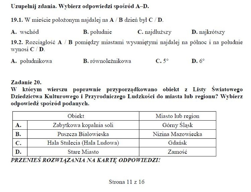 egzamin gimnazjalny matematyka| egzamin gimnazjalny...