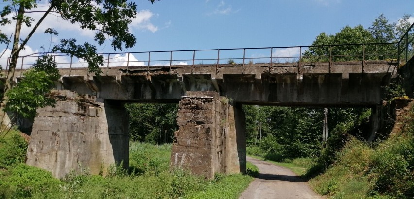 Tak wyglądał stary most w Janinowie
