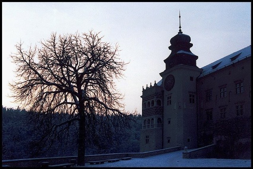 Dziedziniec zamku w Pieskowej Skale. Fot. Marek Bonarski