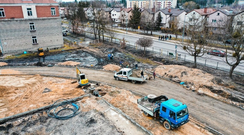 Trwają prace przy budowie stadionu lekkoatletycznego przy II LO w Chełmie