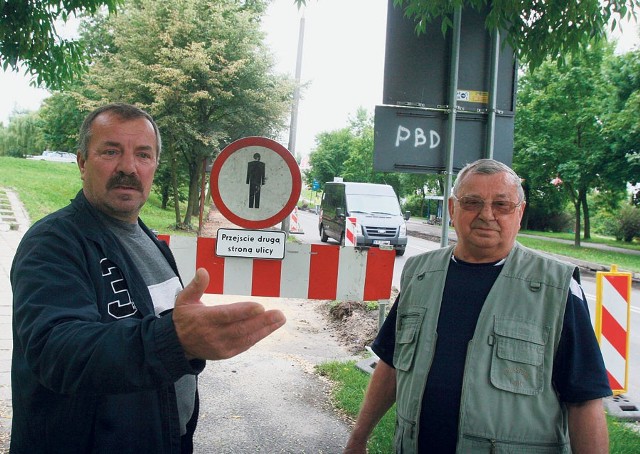 Po Nowinach nie da się jeździć - mówią Jerzy i Alfred Wilczkowie