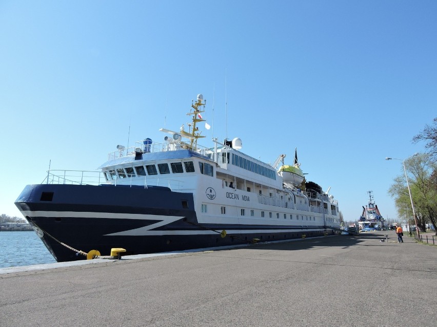 Pływający po arktycznych wodach Ocean Nova w Świnoujściu