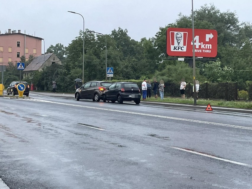 Wypadek na Alei Wieniawskiego w Wałbrzychu