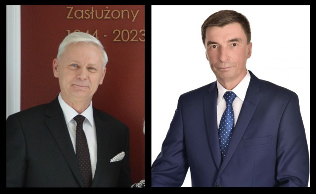 Radnym na burmistrza Czerska Przemysława Bieska-Talewskiego (z lewej) poskarżył się wójt Karsina Roman Brunke (z prawej)