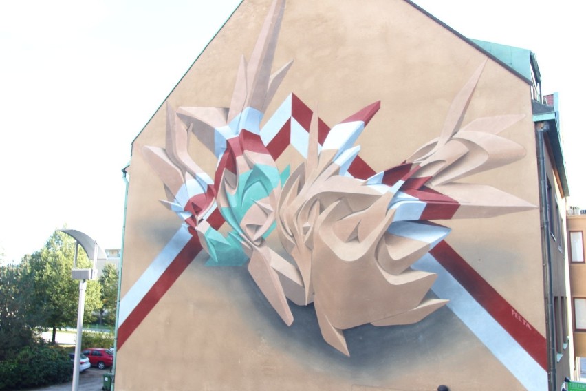 Mural wykonany w 2014 w ramach szwedzkiego festiwalu No...