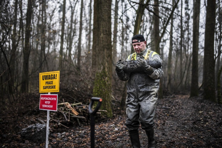 Pociski na Kępie Bazarowej zalegają na głębokości do półtora...