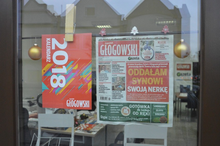 Tygodnik Głogowski - Kalendarz na rok 2018 z najnowszym wydaniem