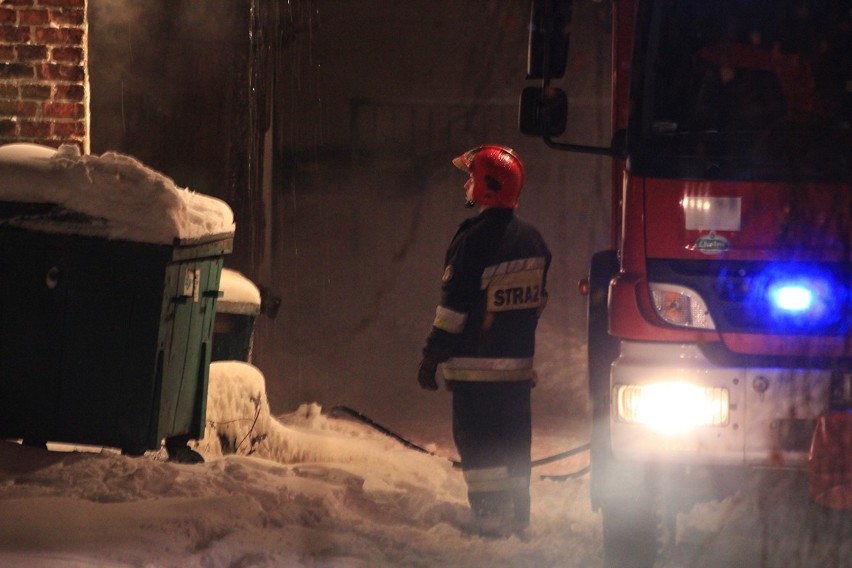 Pożar budynku gospodarczego przy Lubelskiej w Chełmie