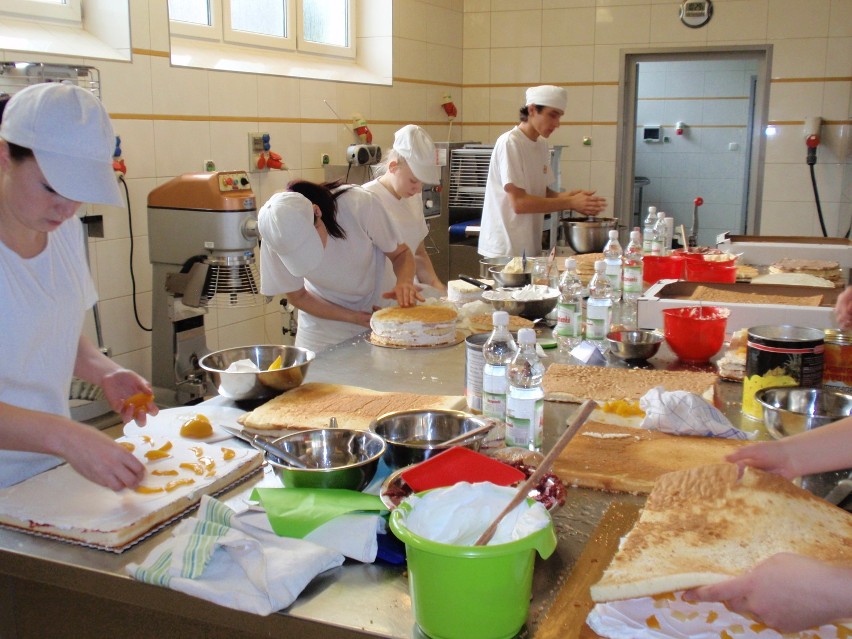 Międzyszkolny Konkurs Cukierniczy w Piekarni-Cukierni Jan...