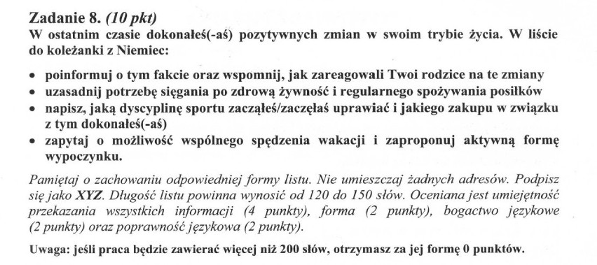 NIEMIECKI MATURA 2013 już 21 maja. Uczniowie napiszą maturę...