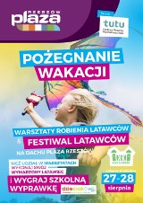 Pożegnanie wakacji z CH Plaza Rzeszów. W programie m.in. strefa malucha, animacje, gry i zabawy